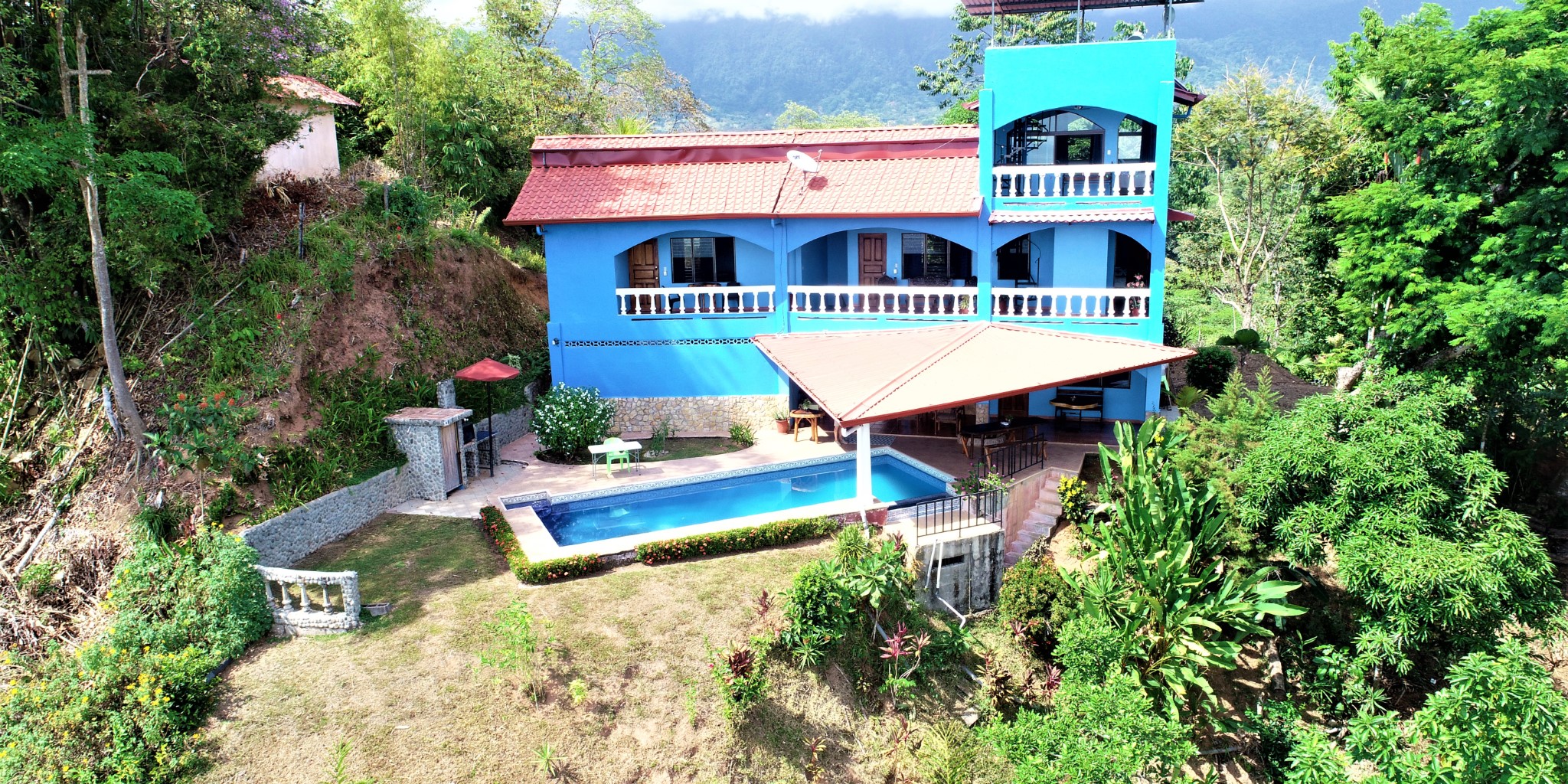 House & Cabins With Outstanding Ocean, Sunset & Mountain Views on the ...